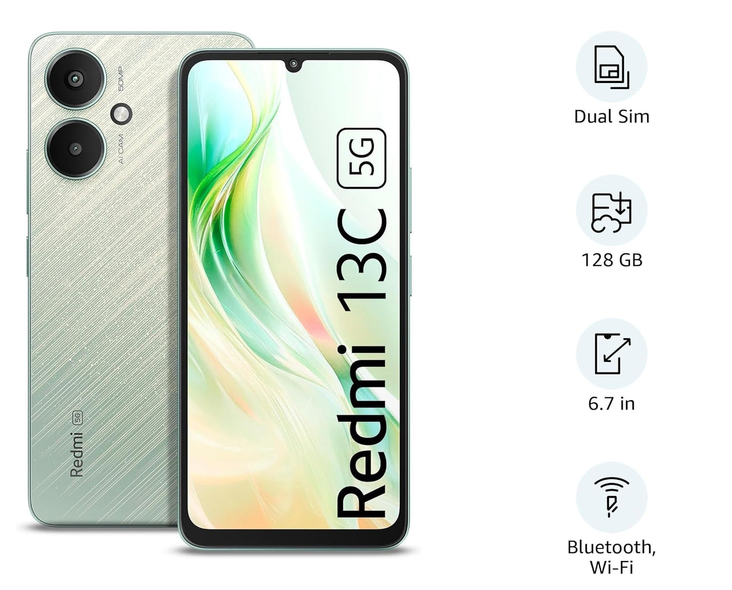 REDMI 13C 5G (256 GB) (8 GB RAM)
