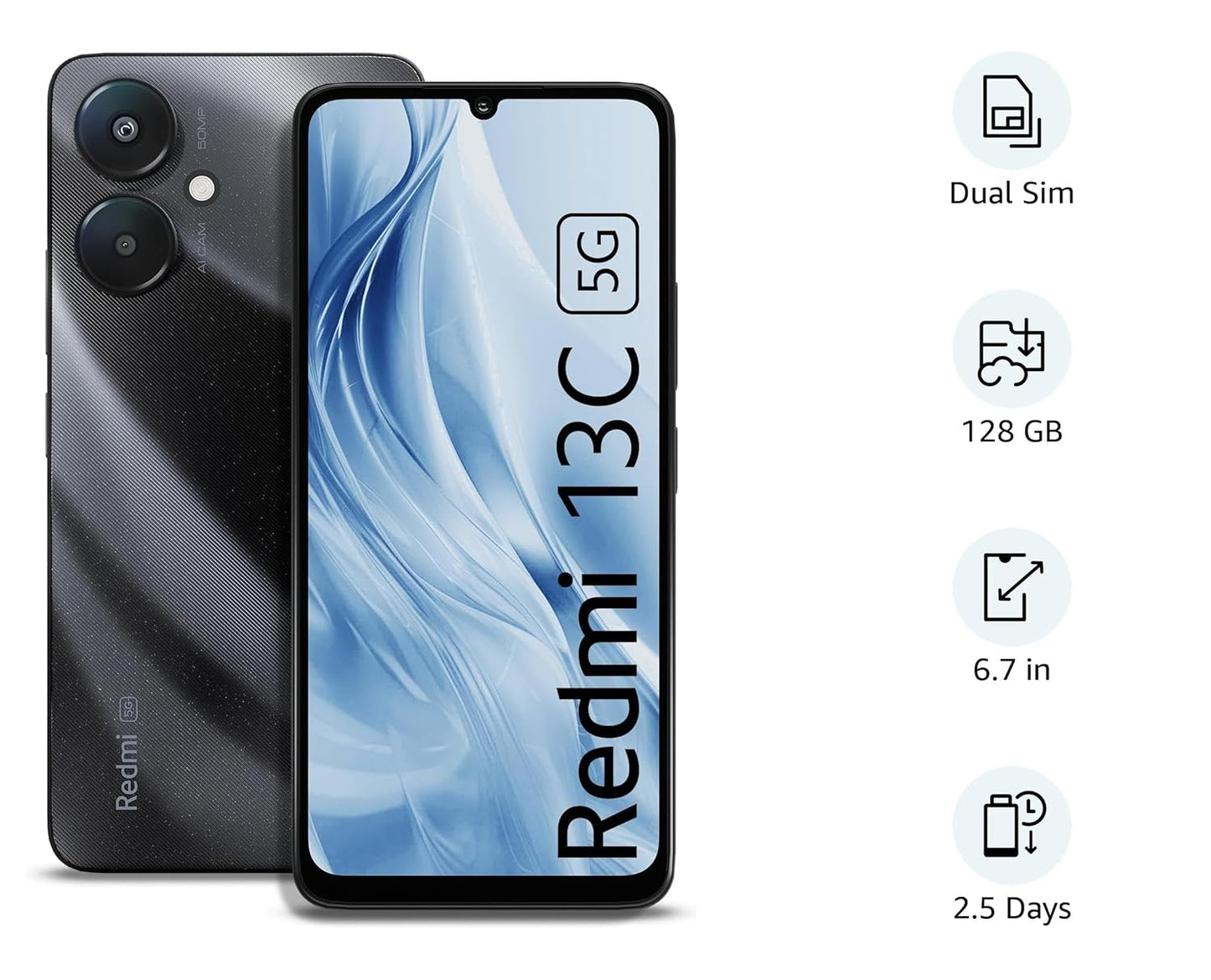 REDMI 13C 5G (256 GB) (8 GB RAM)