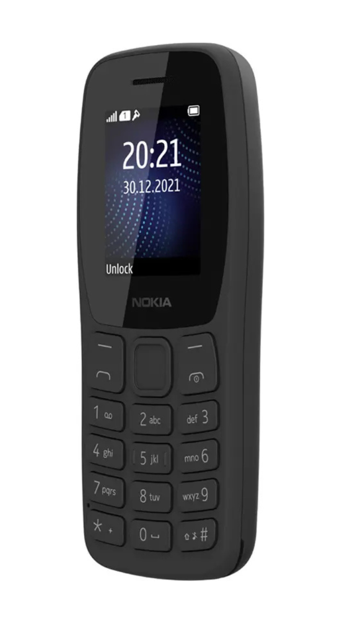Nokia 105 Classic with Charger  (Charcoal)
