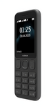 Nokia 125 Dual SIM Feature Mobile, Wireless FM Radio and Built-in Torch  (Black)