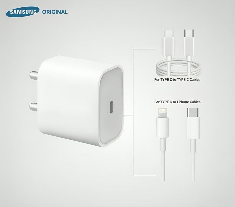 Samsung 25 W GaN 3 A Wall Charger for Mobile  (White)