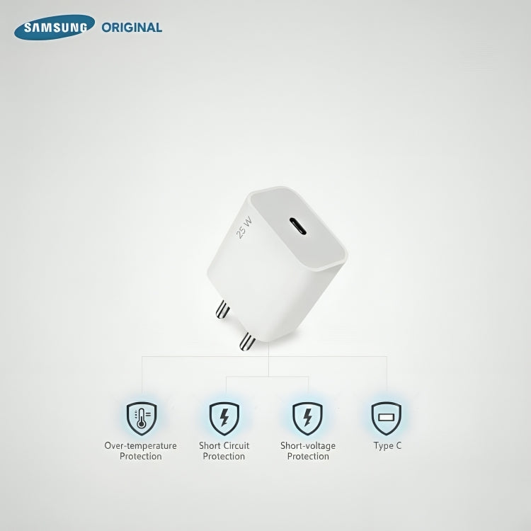 Samsung 25 W GaN 3 A Wall Charger for Mobile  (White)
