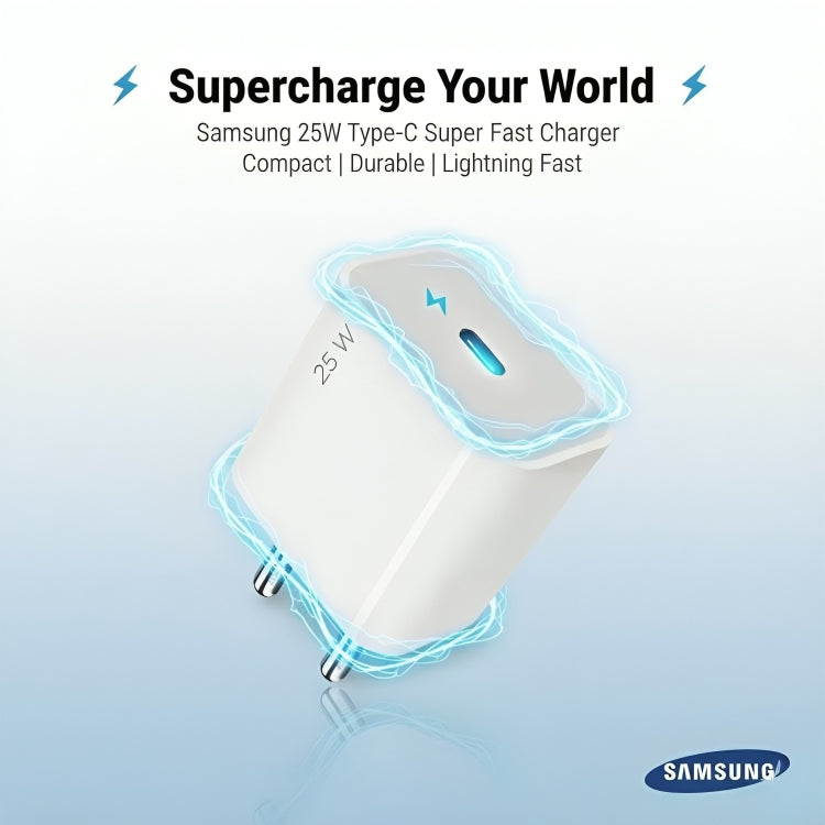 Samsung 25 W GaN 3 A Wall Charger for Mobile  (White)